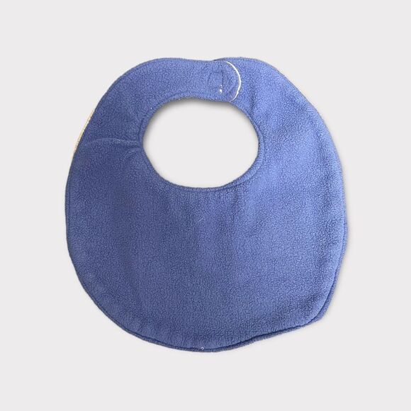 𝅺3/$15 Teddy Bear Fleece Velcro Bib - Picture 2 of 2